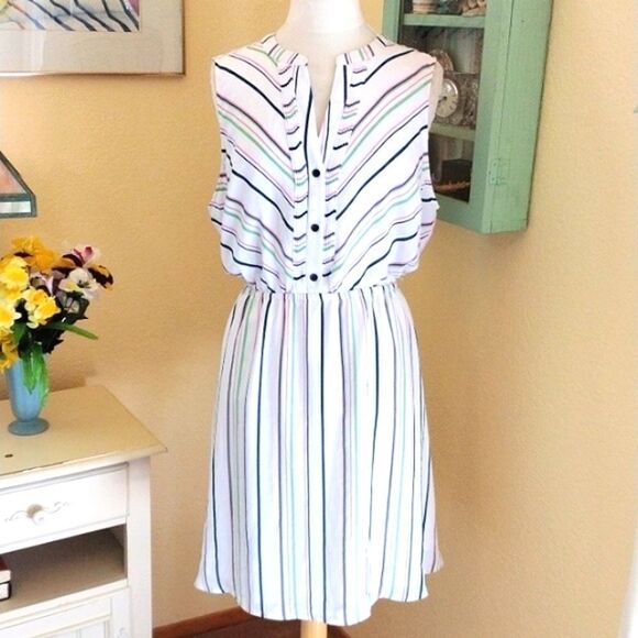 Apt.9 Striped Dress - Picture 1 of 11